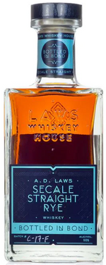 Bottled in Bond A.D Laws Secale Straight Rye Whiskey - BestBevLiquor