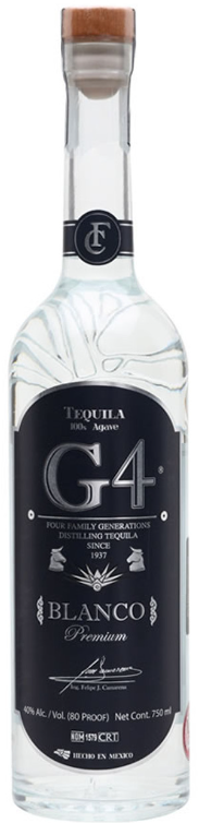 ﻿G4 Blanco Tequila - BestBevLiquor