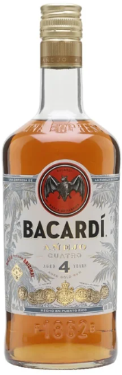 Bacardi Anejo 4 Year Gold Rum - BestBevLiquor