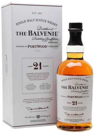 Balvenie 21 Year Portwood Single Malt Scotch Whisky - BestBevLiquor
