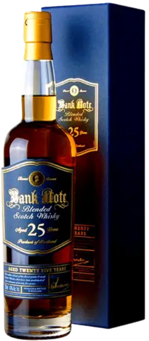 Bank Note 25 Year Old Blended Scotch Whiskey - BestBevLiquor