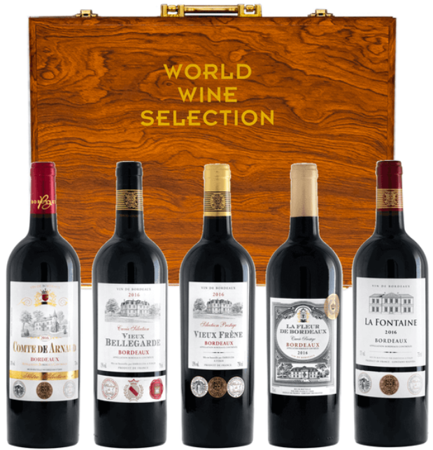 Bordeaux Premium World Wine Selection Box - BestBevLiquor