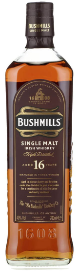 
            
                Load image into Gallery viewer, Bushmills 16 Year Single Malt Irish Whiskey - BestBevLiquor
            
        