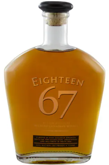Eighteen 67 Master Distilled Blended Canadian Whiskey - BestBevLiquor