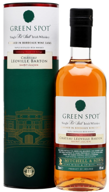 Green Spot Leoville Barton Bordeaux Wine Cask Finish Irish Whisky - BestBevLiquor