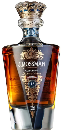 J.Mossman Gold Crown 12 Year Blended Scotch Whisky - BestBevLiquor