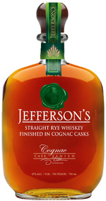 Jefferson's Straight Rye Whiskey Cognac Cask Finish - BestBevLiquor