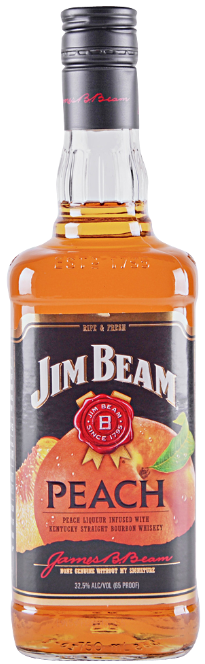 Jim Beam Peach Kentucky Straight Bourbon Whiskey - BestBevLiquor