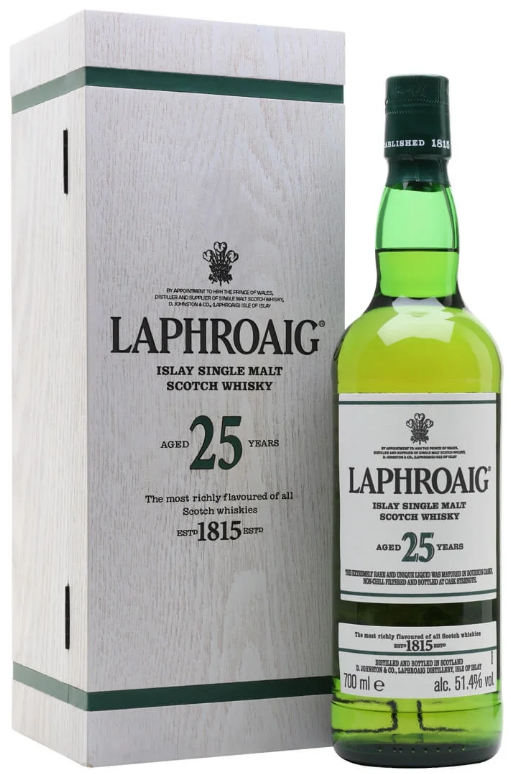 Laphroaig 25 Year Single Malt Scotch Whisky - BestBevLiquor