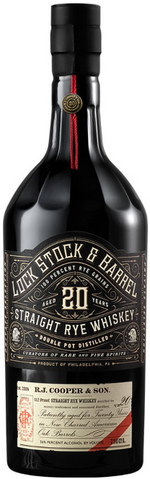 Lock Stock & Barrel 20 Year Straight Rye Whiskey - BestBevLiquor