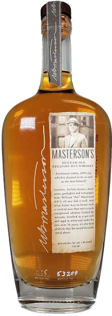 Masterson's 10 Year Straight Rye Whiskey - BestBevLiquor