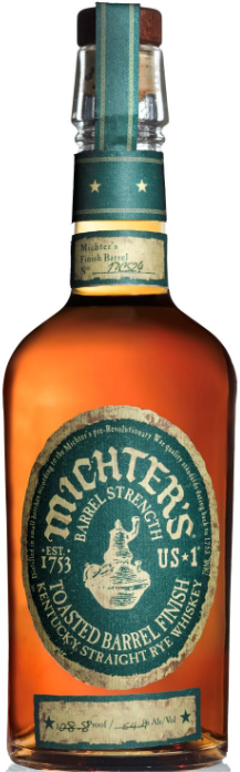 Michter's Barrel Strength 10 Year Toasted Barrel Finish Straight Rye Whiskey - BestBevLiquor