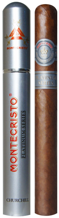 
            
                Load image into Gallery viewer, Montecristo Platinum Churchill Cigar - BestBevLiquor
            
        