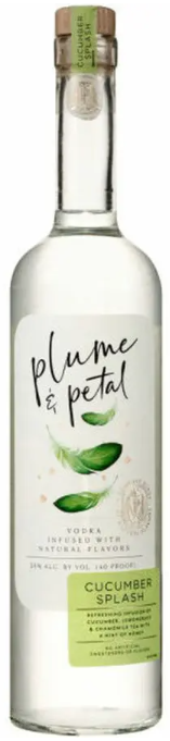 Plume & Petal Cucumber Splash Vodka - BestBevLiquor