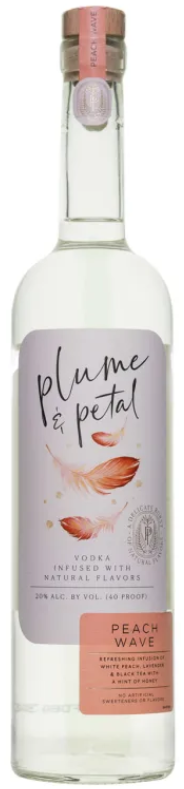Plume & Petal Peach Wave Vodka - BestBevLiquor