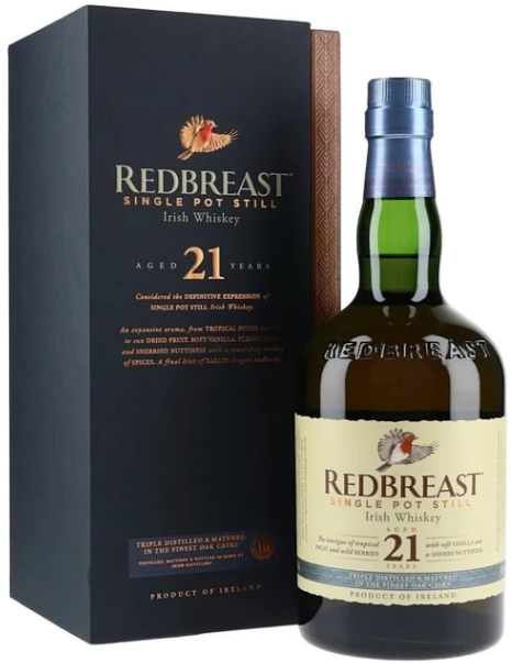 Redbreast 21 Year Single Pot Still Irish Whiskey - BestBevLiquor