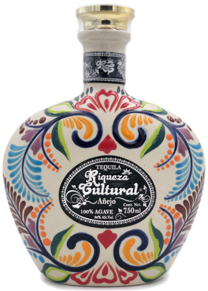 Riqueza Cultural Ceramica Tequila Anejo - BestBevLiquor