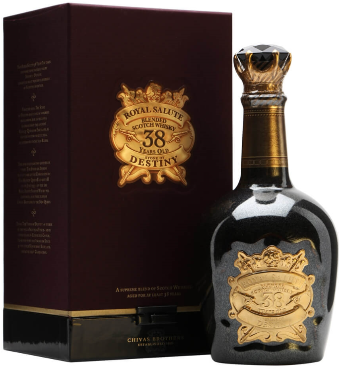 
            
                Load image into Gallery viewer, Royal Salute 38 Year Blended Scotch Whisky Old Stone of Destiny - BestBevLiquor
            
        