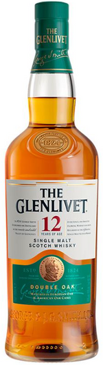 The Glenlivet 12 Year Double Oak Single Malt Scotch Whisky - BestBevLiquor