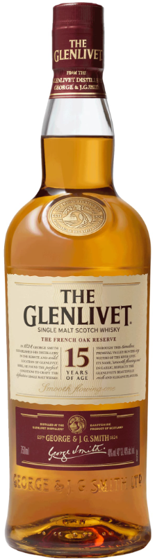 The Glenlivet 15 Year Single Malt Scotch Whisky - BestBevLiquor