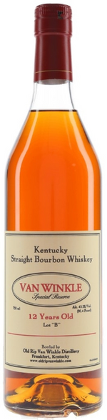 Van Winkle 12 Year Special Reserve Lot "B" Straight Bourbon Whiskey - BestBevLiquor