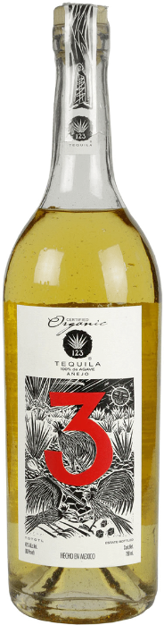 ﻿123 Organic Anejo Tequila - BestBevLiquor