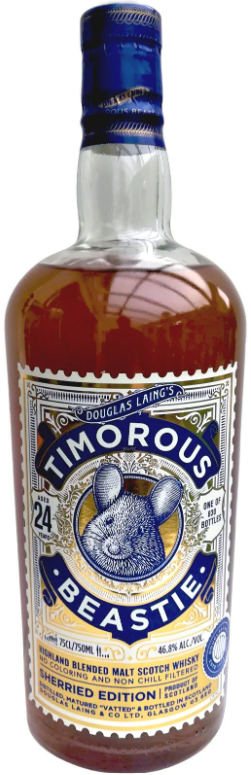 ﻿Douglas Laing's Timorous Beastie 24 Year Sherried Edition Blended Malt Scotch Whisky - BestBevLiquor