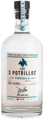 ﻿Los 3 Potrillos Tequila Blanco by Vicente Fernandez - BestBevLiquor